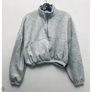 Sweatshirt Crewneck By Clothes Mentor In Grey, Size: M High-Waisted Pants