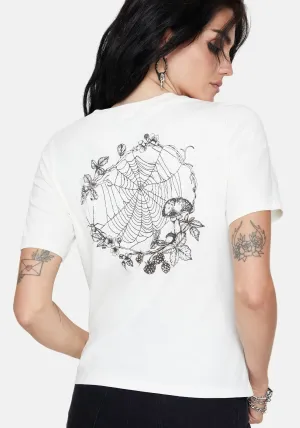 Cynthia Spider Web Graphic Cotton T-Shirt Relaxed Outfit