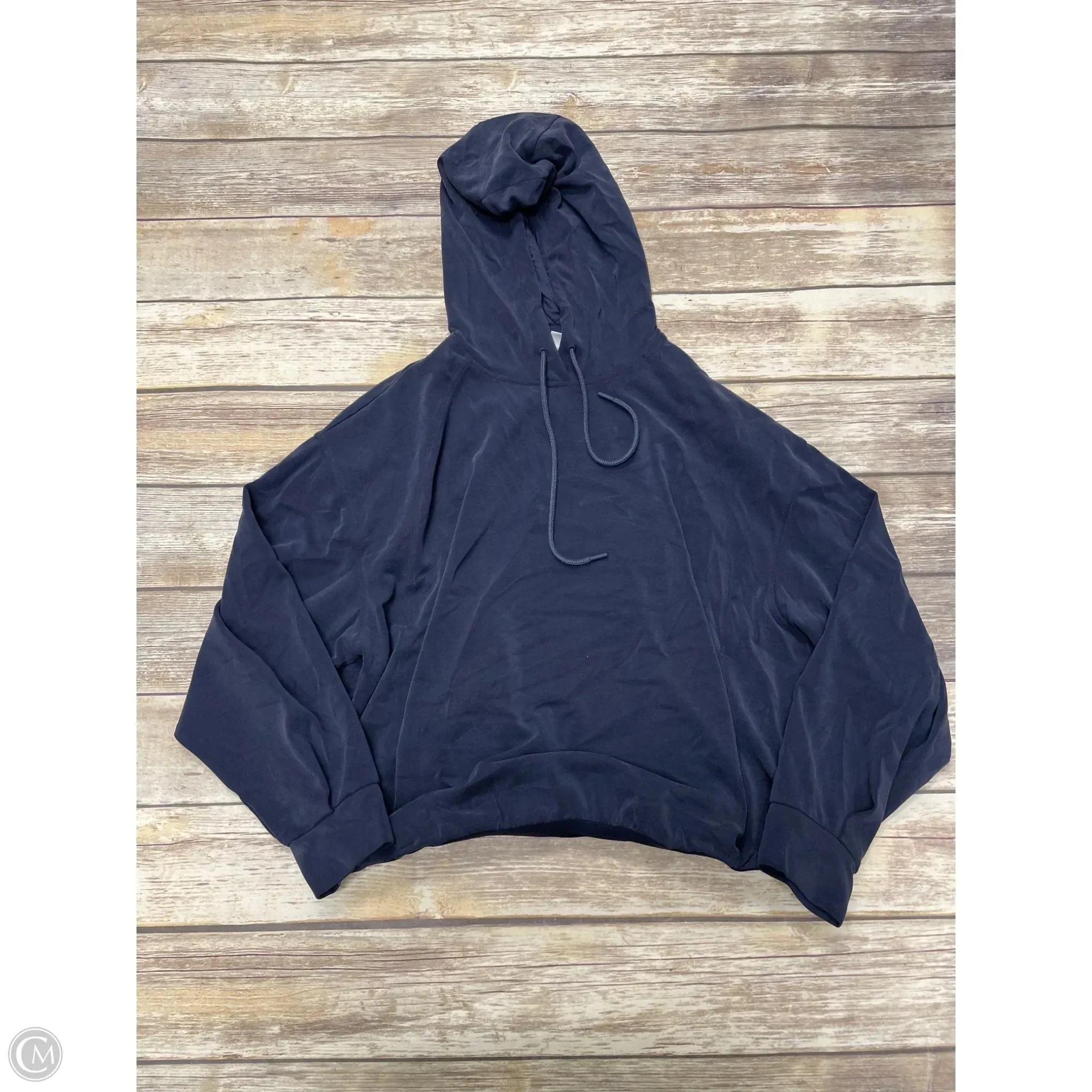 Teen Fresh Stylish accessories Sweatshirt Hoodie By Athleta In Blue, Size: L