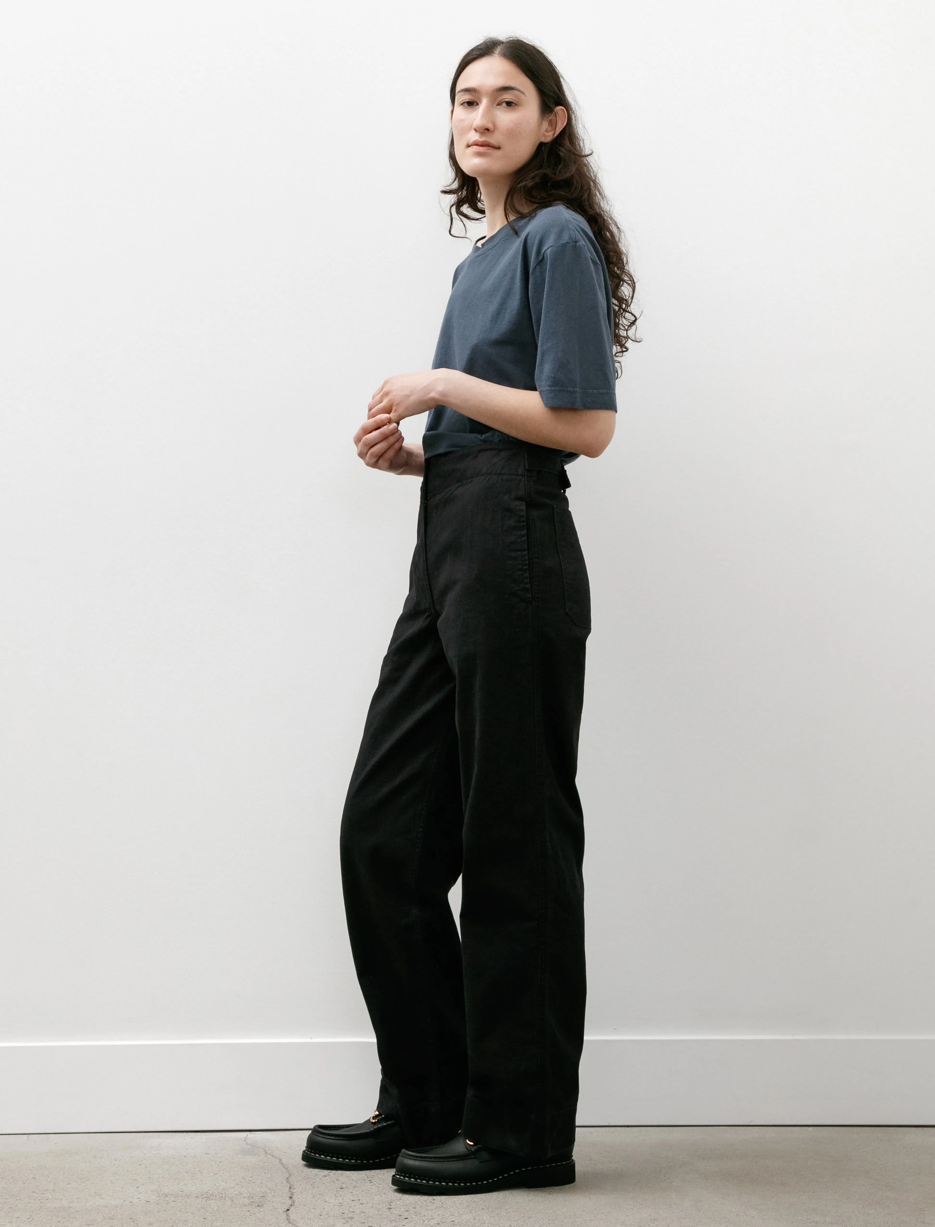MHL Naval Trousers Twill Indigo Heavy Outerwear
