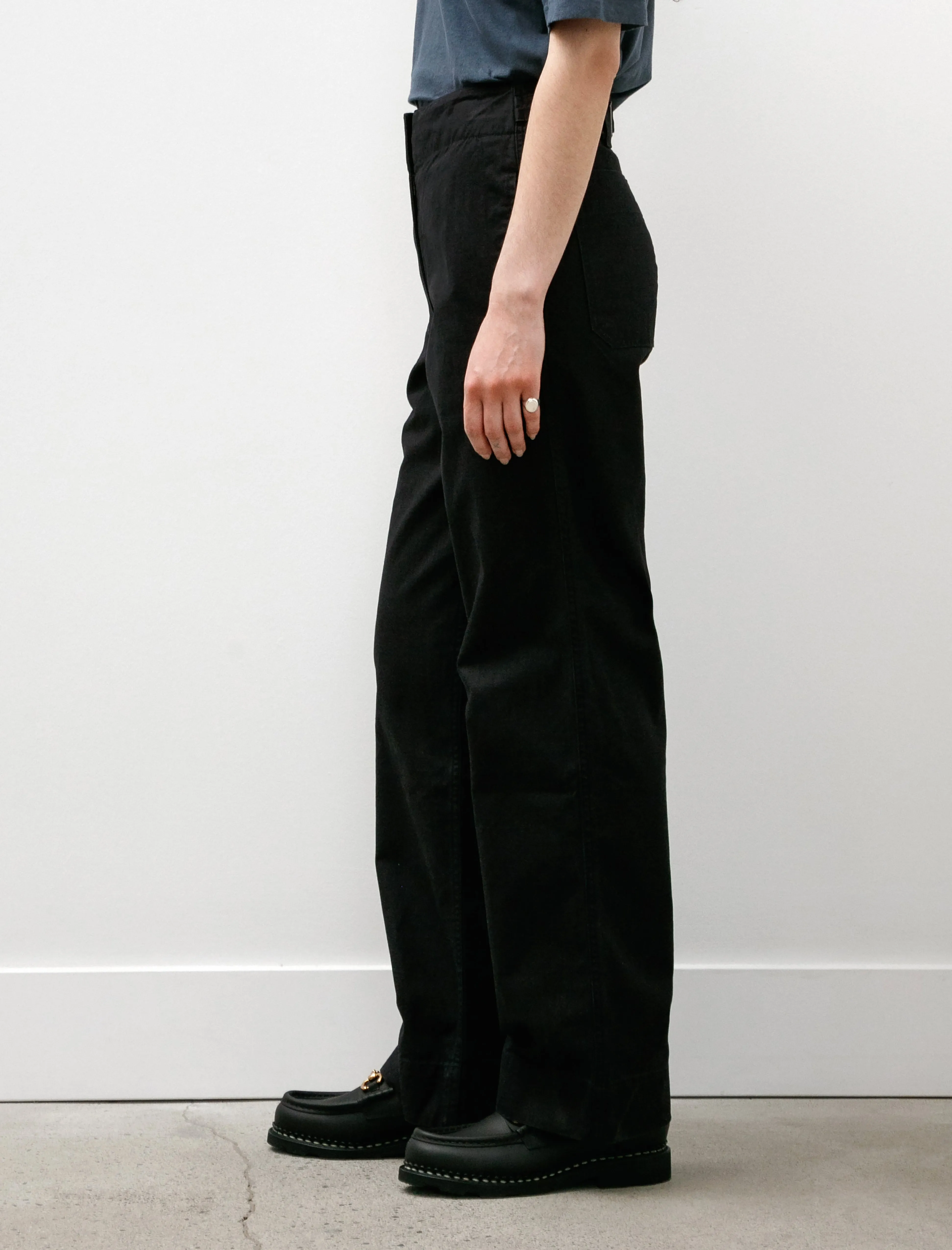 Warm Vest Warm Hoodie MHL Naval Trousers Twill Indigo