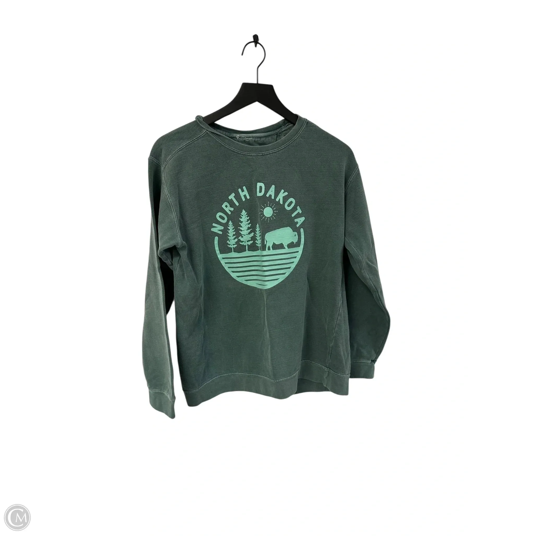 Thermal Insulation Sweatshirt Collar By Cme In Green, Size: S