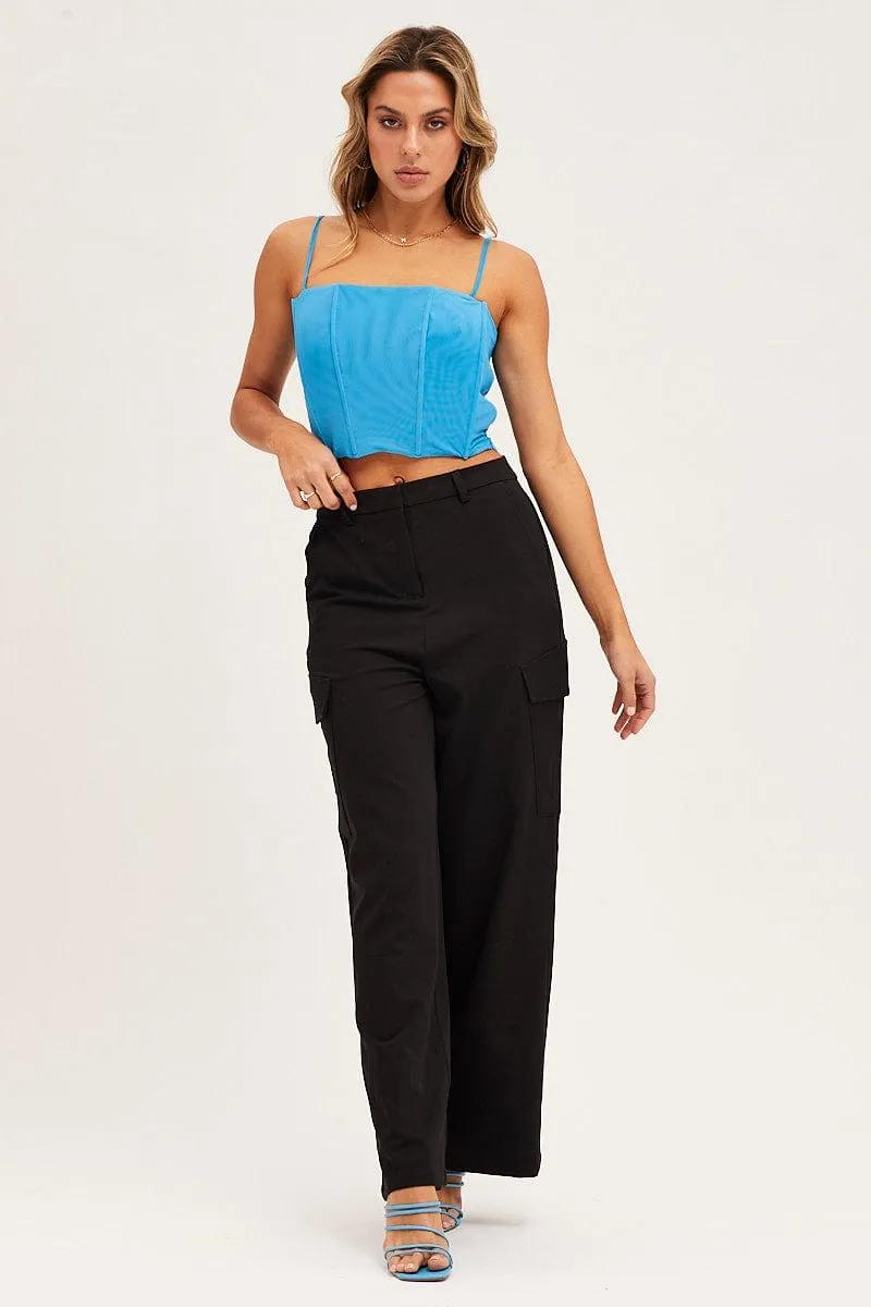 All-Day Wear Black Cargo Pant