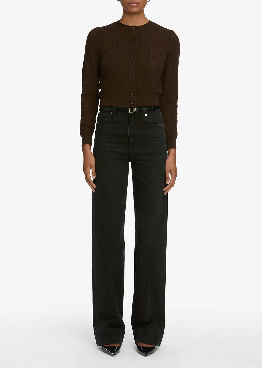 Comfy Fit Winter Comfort Wear The Ladder Pointelle Cardigan