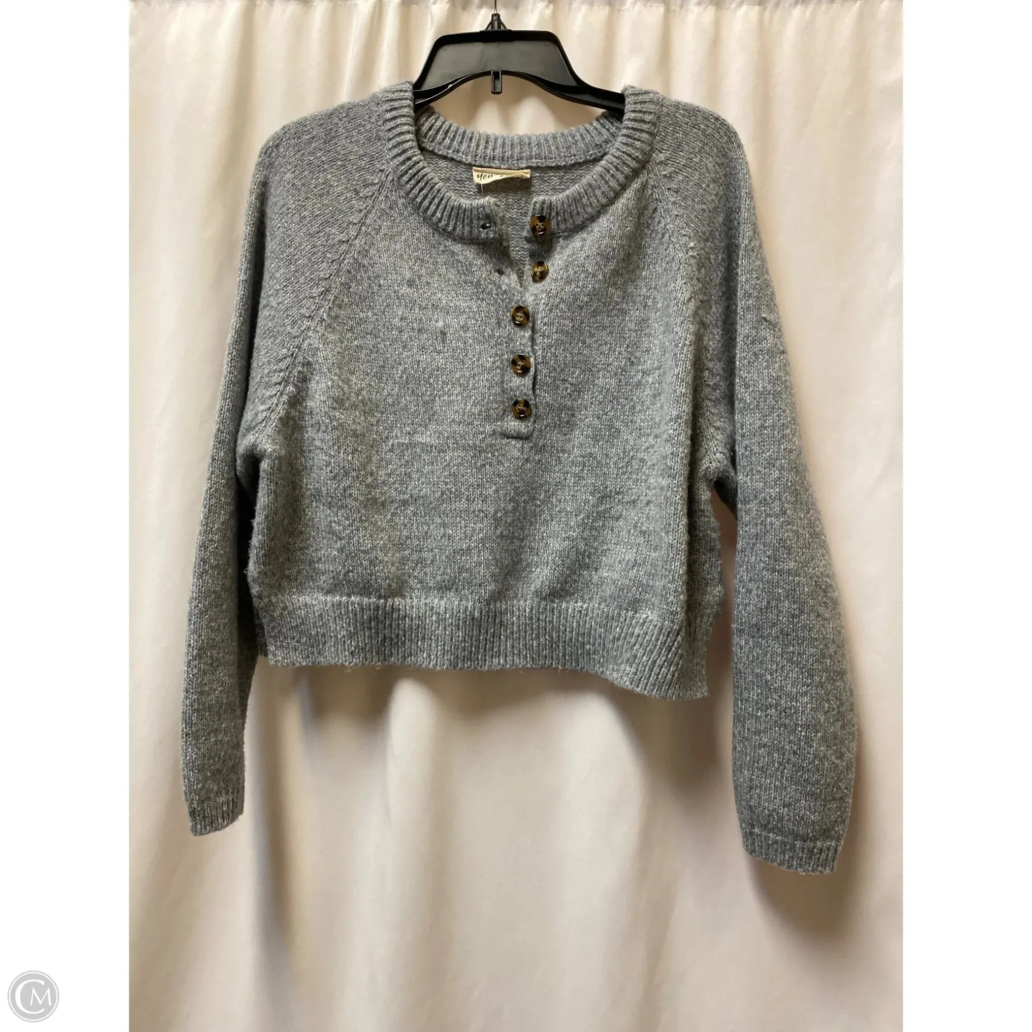 Sweatshirt Collar By Clothes Mentor In Blue, Size: S Casual Outfit