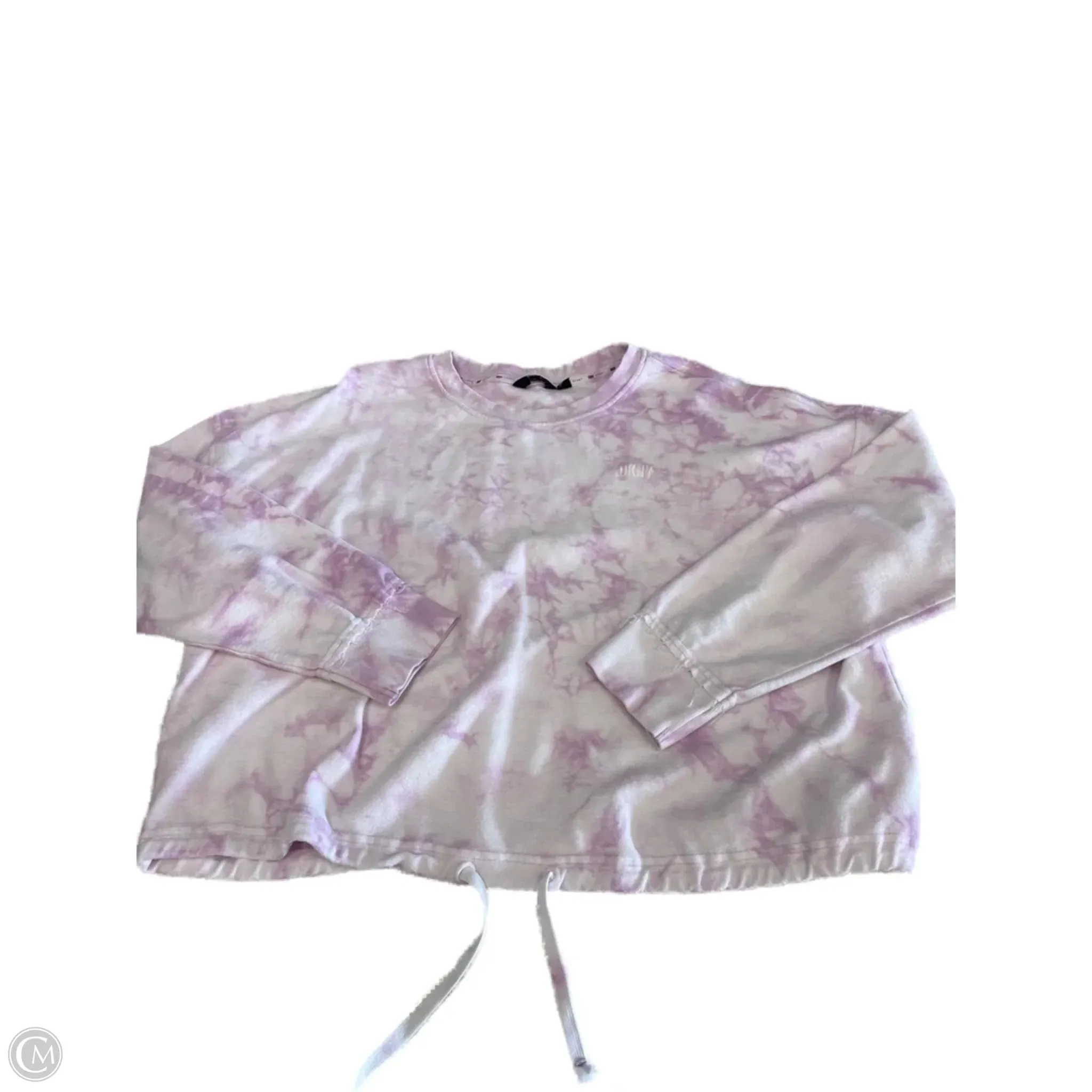 HypoallergenicTextile ReflectiveTrims Sweatshirt Crewneck By Dkny In Purple, Size: Xl