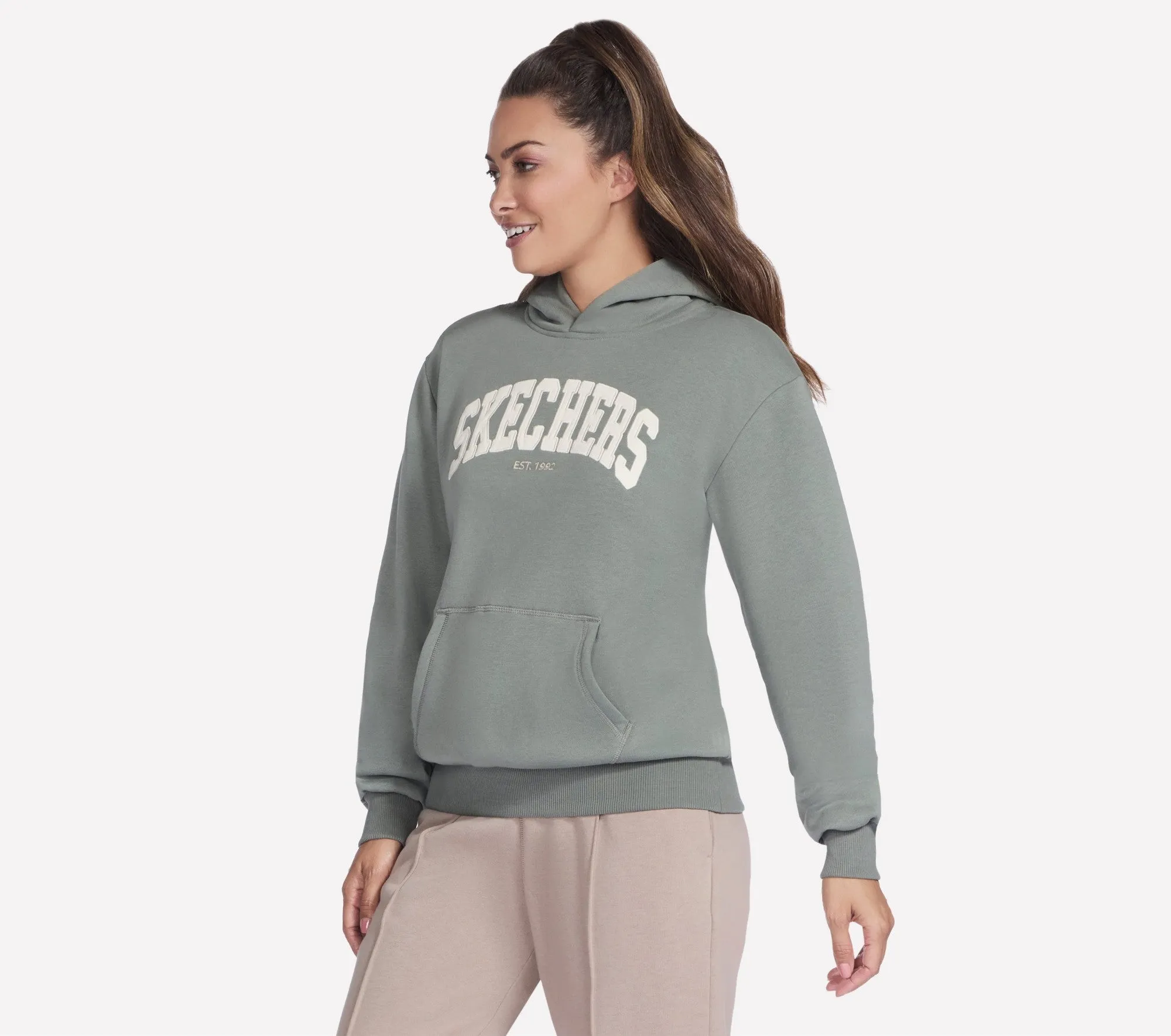 SKECH-SWEATS Destination Hoodie | Agave/Chinois | 0806C1 Fashion Wear product skiing suitable agility