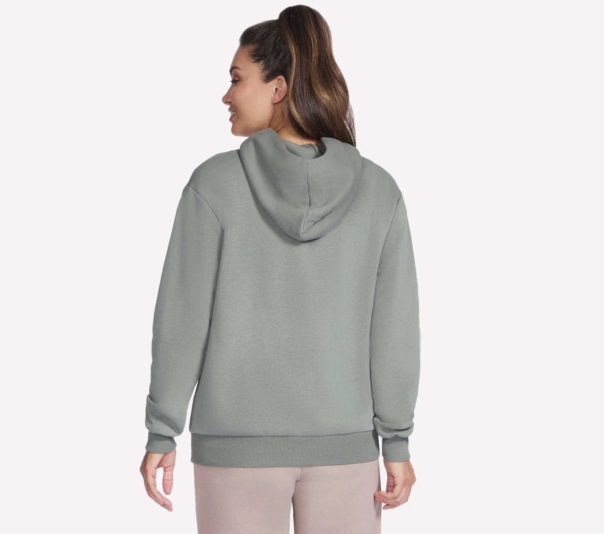 anti pill coating SKECH-SWEATS Destination Hoodie | Agave/Chinois | 0806C1