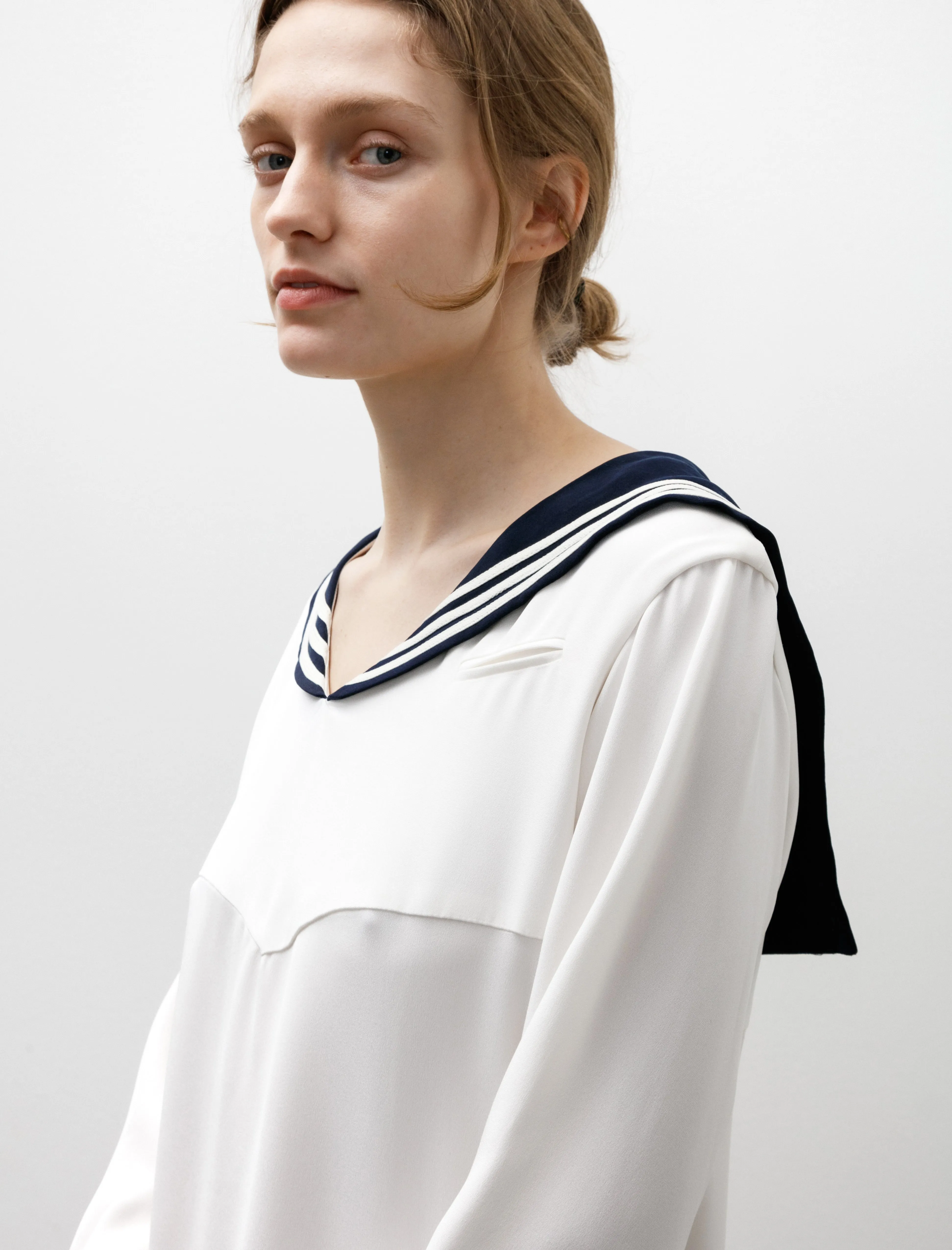 HypoallergenicYarn Cricket Dress Cream Silk Twill