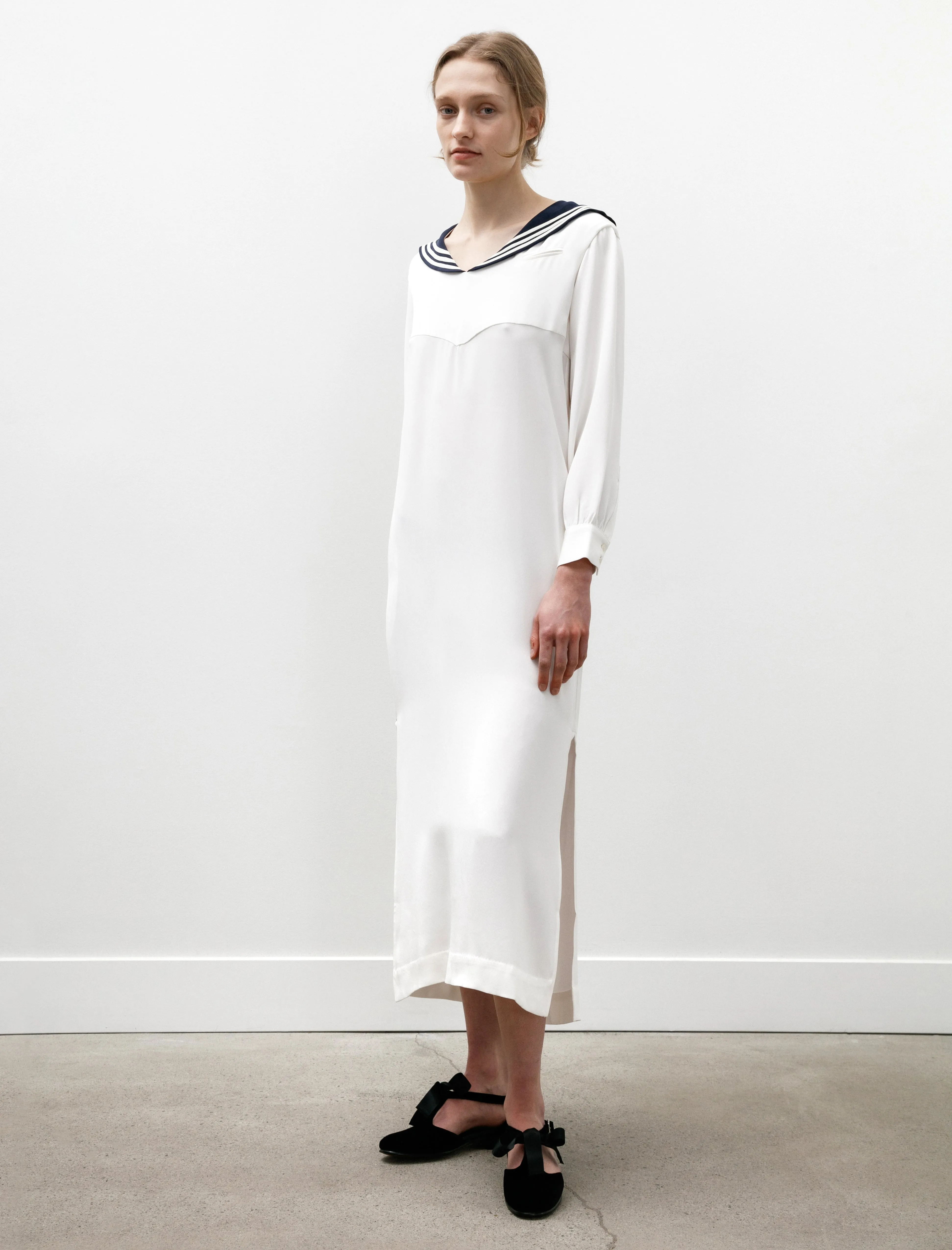 Cricket Dress Cream Silk Twill Sleek Style NonChafe