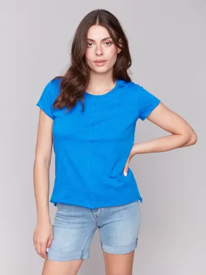 Organic Cotton Slub T-shirt - Coastal Chic Design Practical Wear