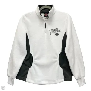 Free Mind Warm Hoodie Sweatshirt Collar By Harley Davidson In White, Size: S