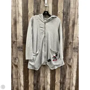 Walk Mood Sweatshirt Hoodie By Disney Store In Grey, Size: M