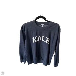 Sweatshirt Crewneck By Cmc In Blue & White, Size: M StaticResistantLining