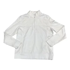 Sweatshirt Collar By Vineyard Vines In White, Size:L Organic Cotton Reflective accents