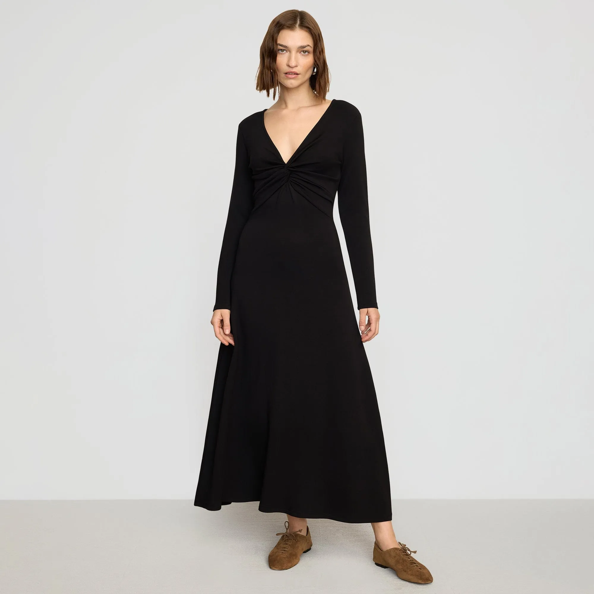 Versatile Scarf FastDrying Inner Layer Chloe Reversible A-Line Jersey Dress