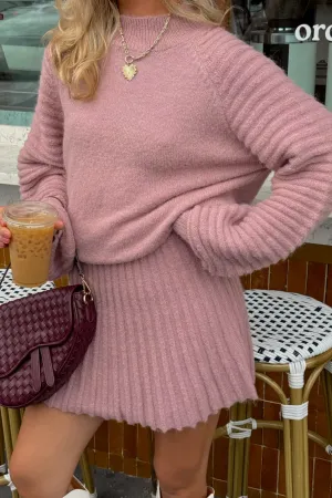 Gabrielle Knit Skirt Functional Look Effortless Wear