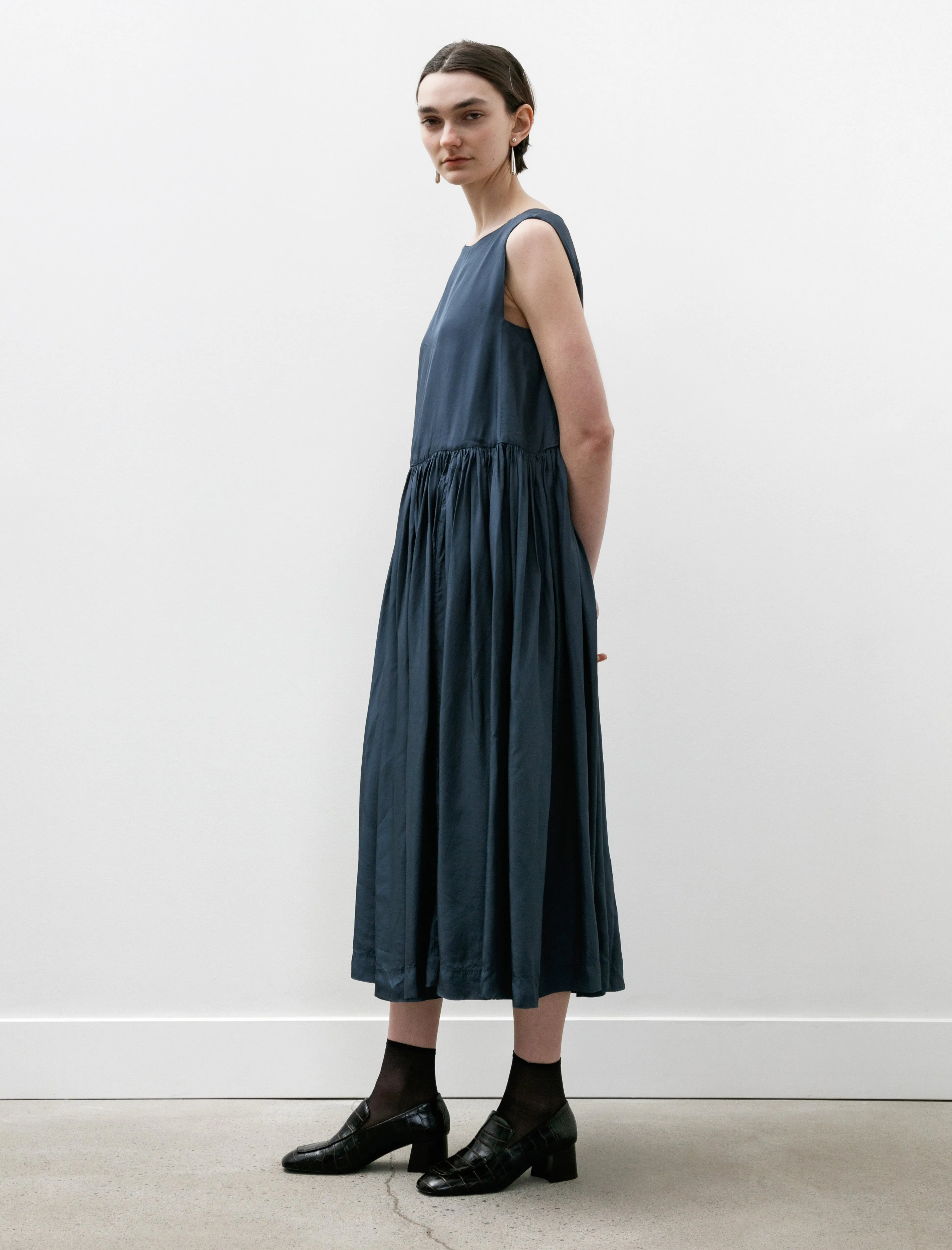 Zoom Proper Romance Fit Pomme Dress Tulipy Indigo