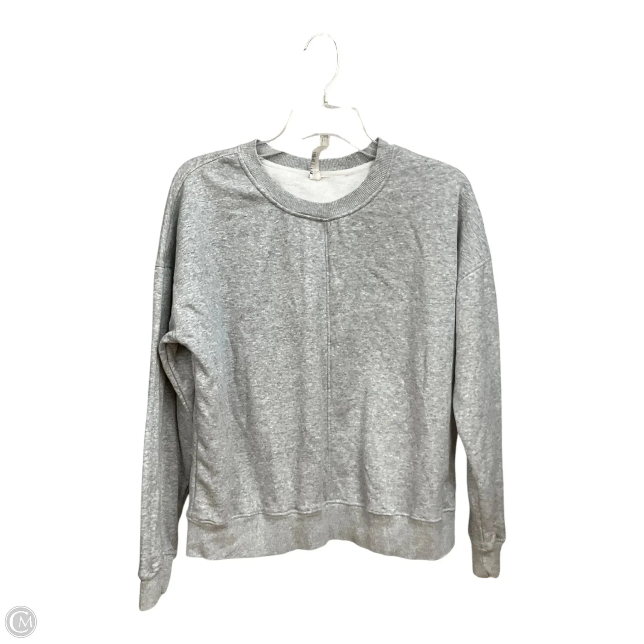 Cozy Sweatshirt Sweatshirt Collar By 90 Degrees By Reflex In Grey, Size: L