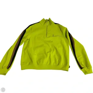 Hike Fit FourWayStretch Sweatshirt Designer By Tory Burch In Yellow, Size: M