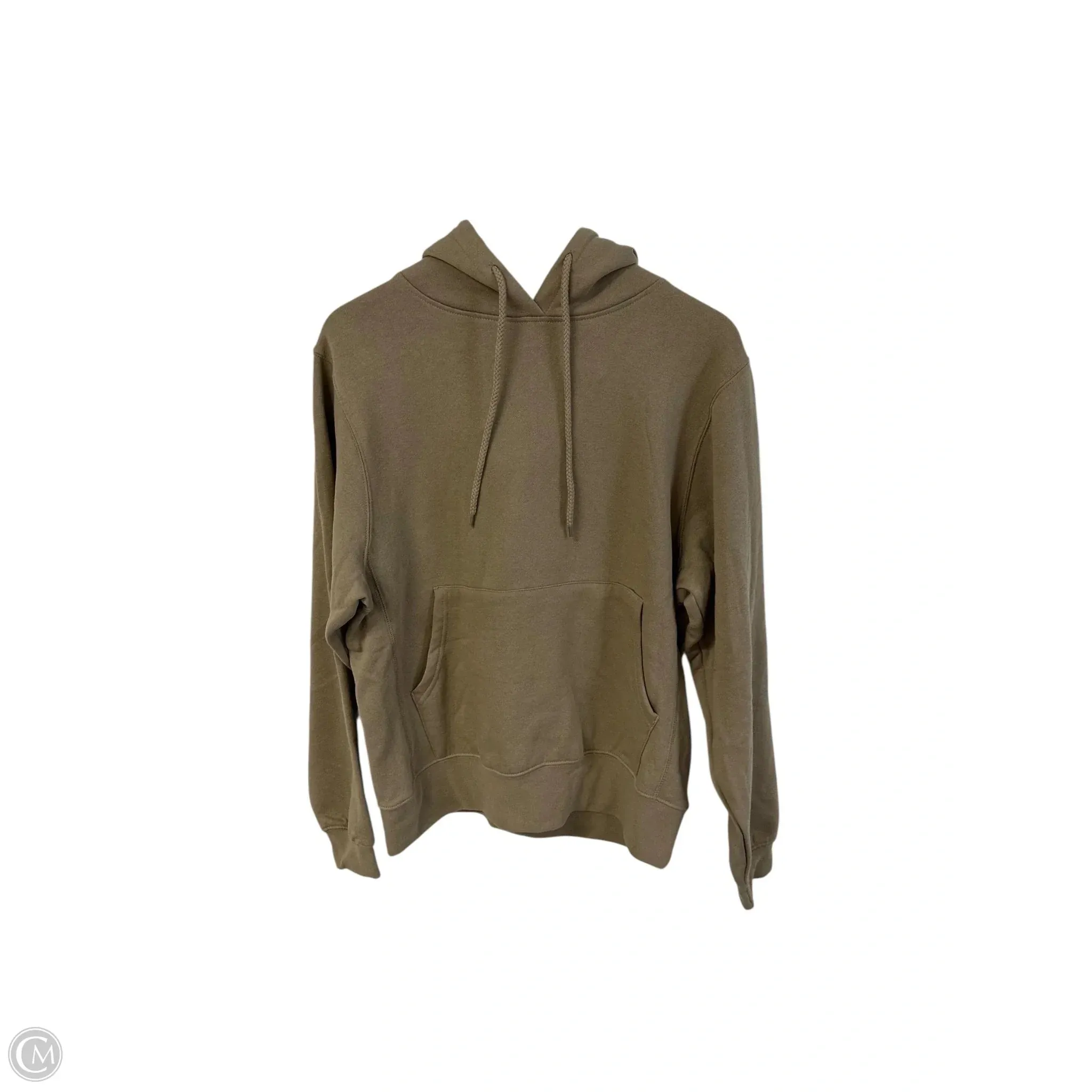 Sweatshirt Hoodie By Reflex In Beige, Size: L Elastic cuffs StretchWaistband