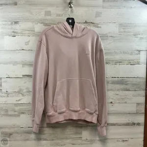 Sweatshirt Hoodie By H&m In Pink, Size: L Streetwear Style Antibacterial Finish