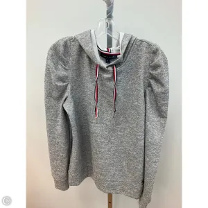 Stream Fit Team Vibe Sweatshirt Hoodie By Tommy Hilfiger In Silver, Size: M