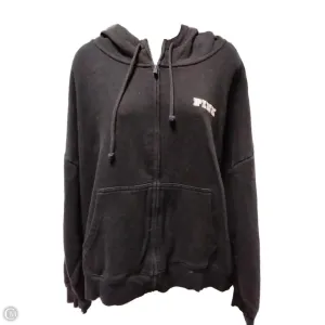 Sweatshirt Hoodie By Pink In Black, Size: Xxl premium fabric