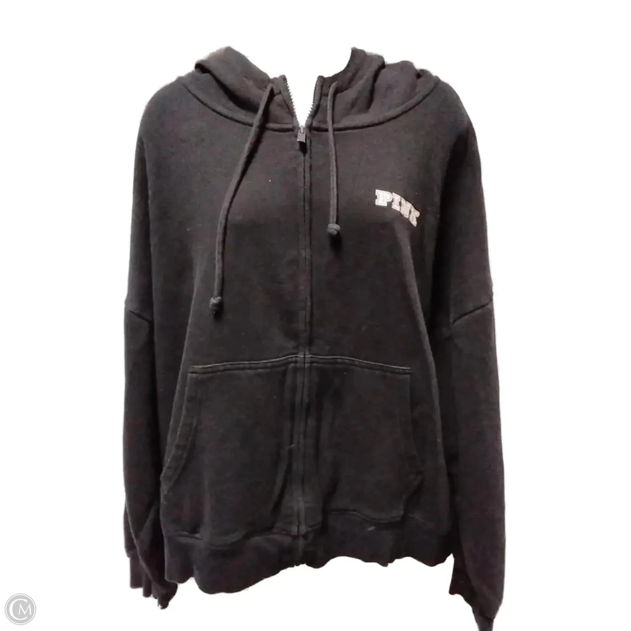 Sweatshirt Hoodie By Pink In Black, Size: Xxl premium fabric
