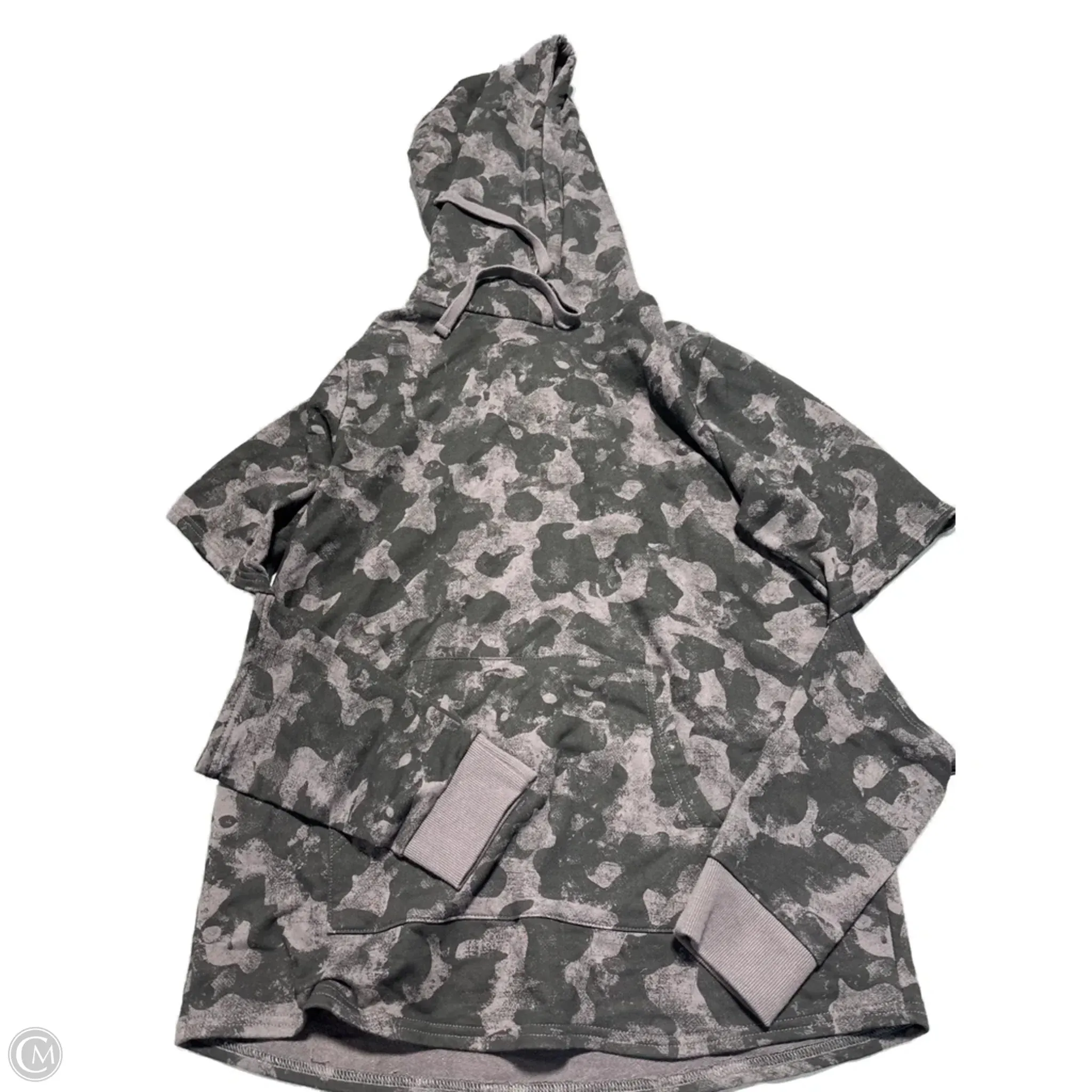 Sweatshirt Hoodie By Mono B In Camouflage Print, Size: L Comfort Look