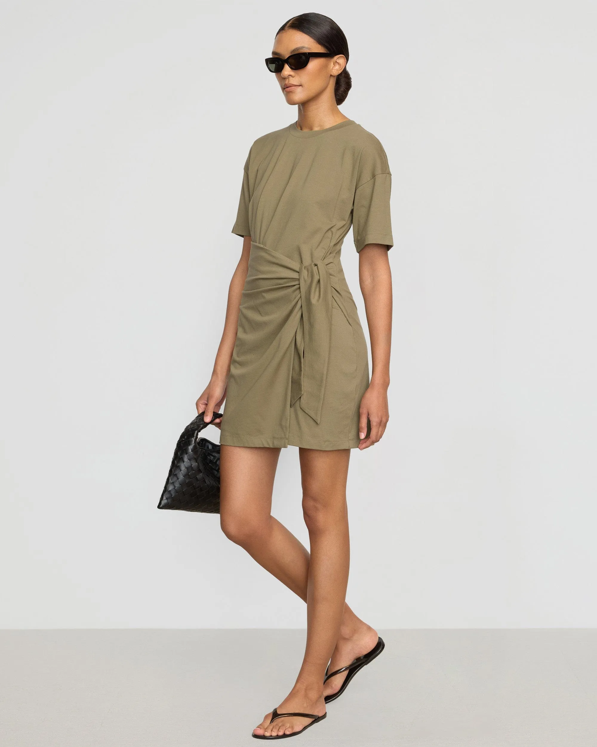 Road Soul Fallon Organic Cotton T-Shirt Wrap Dress