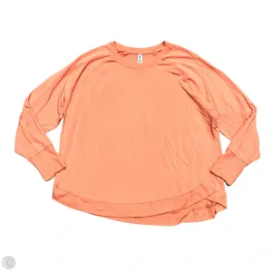 Athletic Sweatshirt Crewneck By Athleta In Coral, Size: 2x Calm Ease