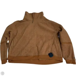 VentilatedMesh Sweatshirt Collar By Nike Apparel In Orange, Size: 2x