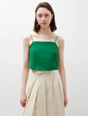 High Density Finx Linen Camisole Green EcoCertifiedTextile