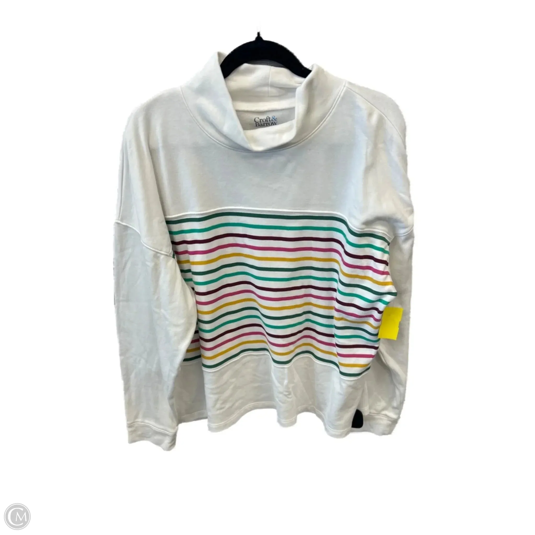 Snow Core Sweatshirt Collar By Croft And Barrow In White, Size: Xxl