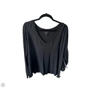 Light Fabric Athletic Sweatshirt Crewneck By Athleta In Black, Size: 2x
