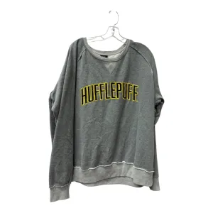 Sweatshirt Crewneck By HARRY POTTER In Grey, Size:2X ShrinkResistant Story Mood