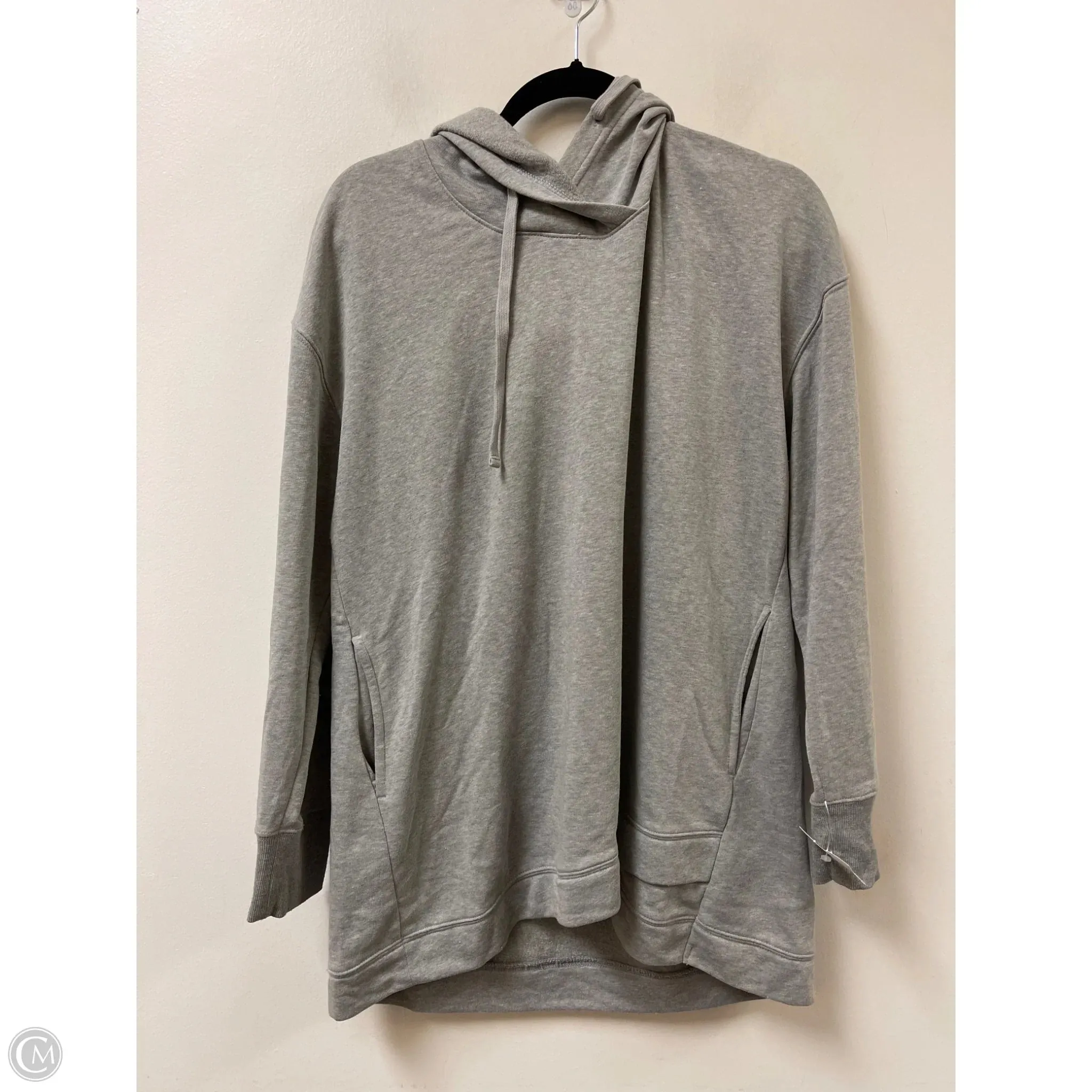 CoolingChannelFabric Sweatshirt Hoodie By Old Navy In Grey, Size: L