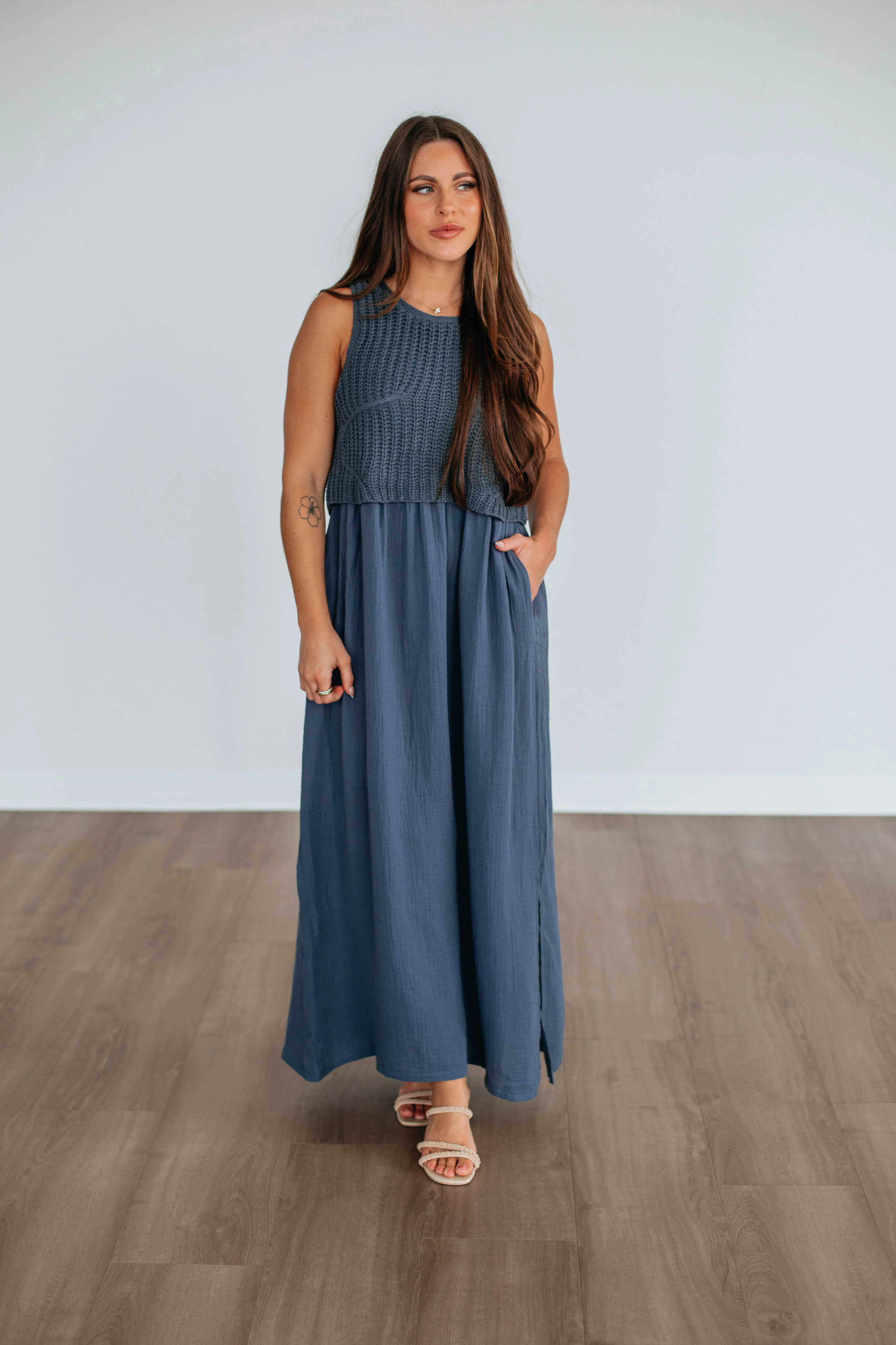 Sand Shore Park Date Rosie Contrast Dress