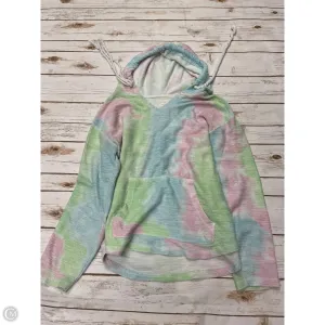 Sweatshirt Hoodie By Cme In Tie Dye Print, Size: L Stretch Ease