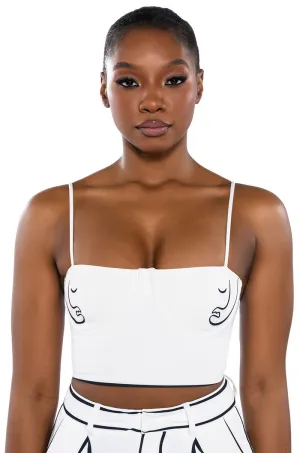 Gift - worthy CELIA POP ART SCUBA TOP