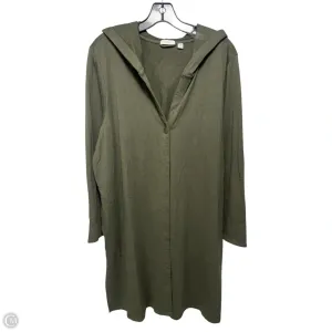 Opaque Tone Sweatshirt Hoodie By Pure Jill In Green, Size: Xlp