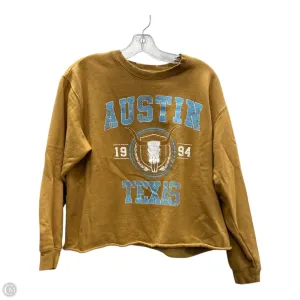 Sweatshirt Crewneck By modish rebel In Brown, Size: L Cozy Knit Brave Mode