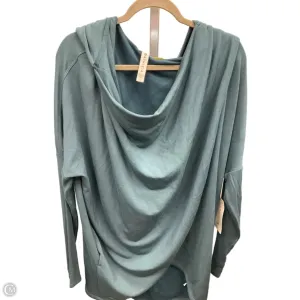 Sweatshirt Hoodie By Athleta In Blue, Size: L Hypoallergenic Fibers