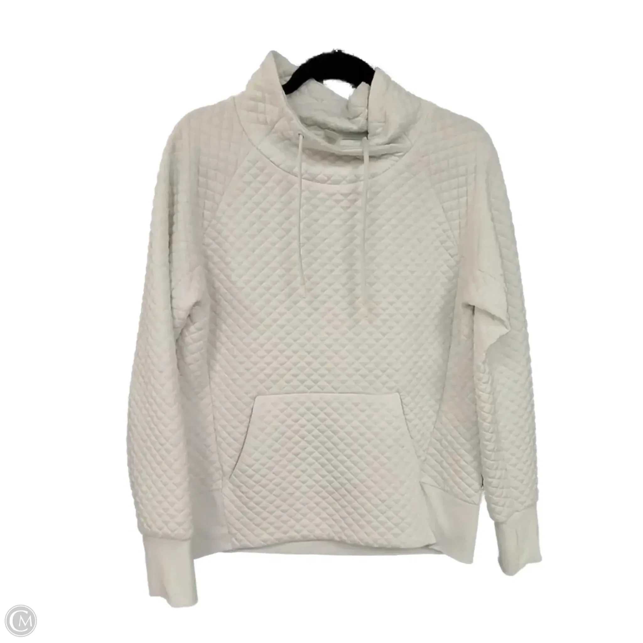 Sweatshirt Collar By Green Tea In White, Size: S Recycle Glow New Day