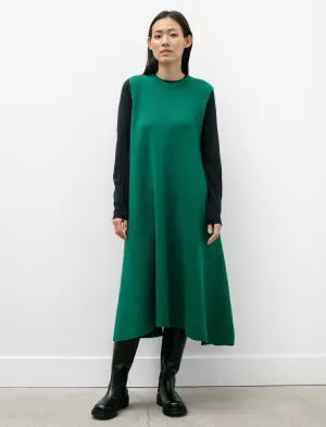Wool Milan Sleeveless Dress Grass FlexSeamTechnology Strong Soul