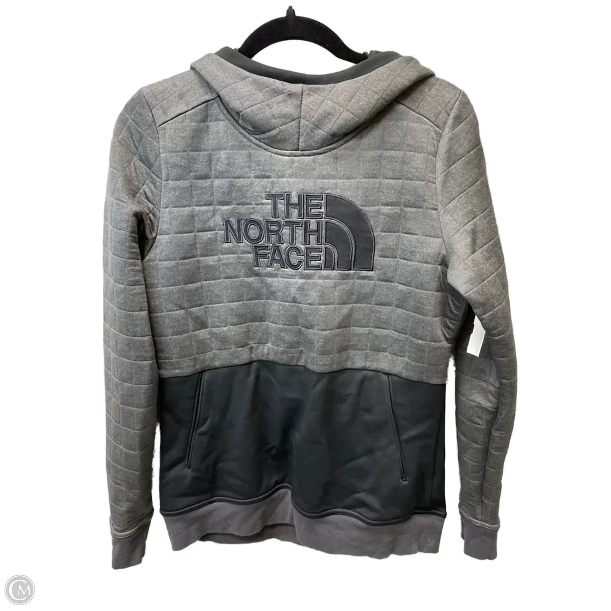 Sweatshirt Hoodie By The North Face In Black & Grey, Size: M DoubleStitched Seams QuickRelease Closure