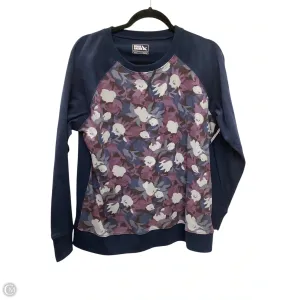 Sweatshirt Crewneck By Eddie Bauer In Blue, Size: Xl Run Core Practical Boots