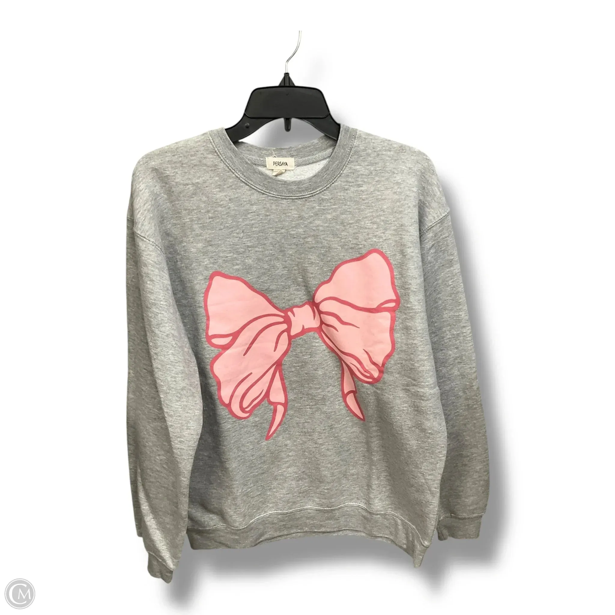 Sweatshirt Crewneck By Clothes Mentor In Grey, Size: M Winter Ready
