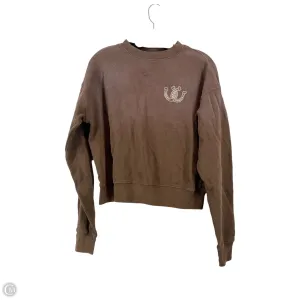 Sweatshirt Crewneck By Cme In Brown, Size: S CompactKnit Conscious Core
